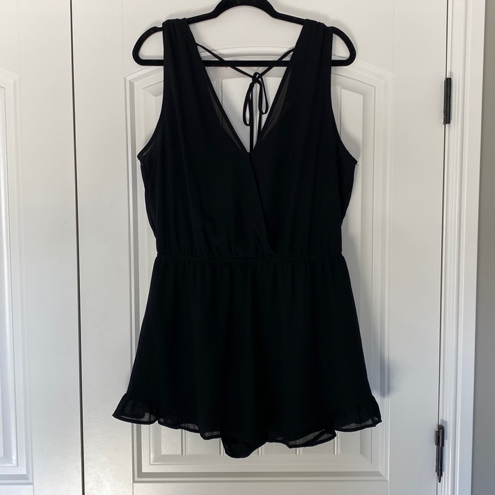 Black romper from Nordstrom’s
